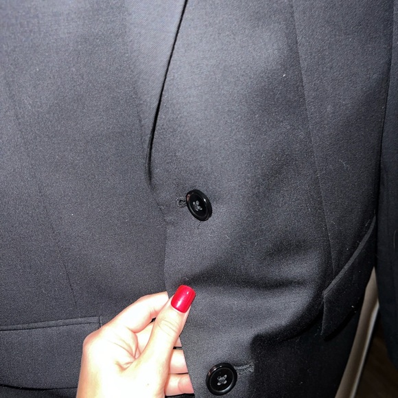 Bar 3 men’s slim fit suit coat size 36R 100%wool - Picture 2 of 5